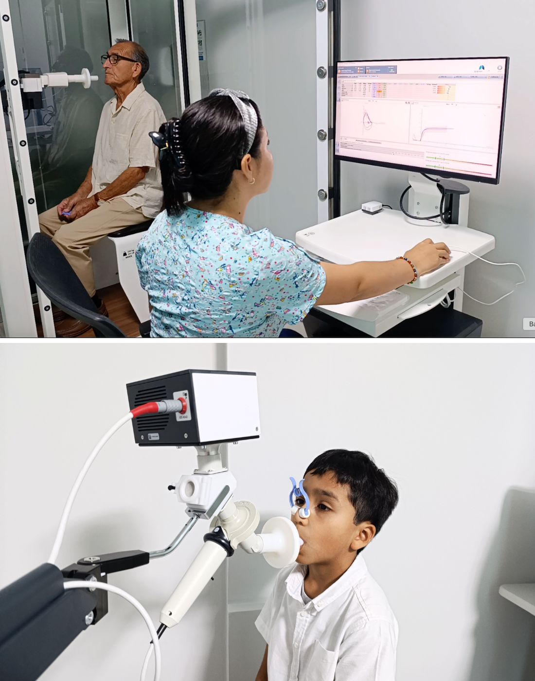 Pruebas de función pulmonar en Lima